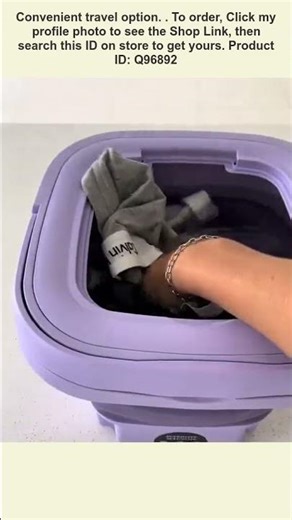 This is a portable washing machine.