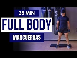 Intense full-body dumbbell routine at home 🔥 35-minute dumbbell exercises