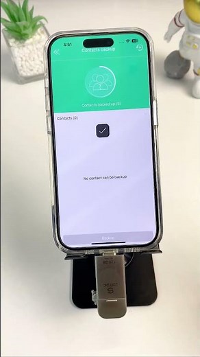 JD Memory Photo Stick - One Click Back Up Contacts for iPhone 15 and iPad