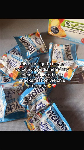 Welch’s Fruit Snacks Listed First on Wikipedia — A Thank You