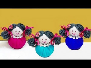 How to make Doll From cloth step by step at home | DIY Doll making craft idea