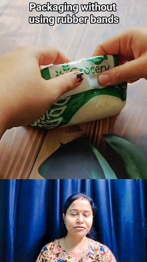 Packaging without using rubber bands ✅ #explorepage #viralvideo #trendingreel #telugureels #kumudinikunisetty | Kumudini Kanth
