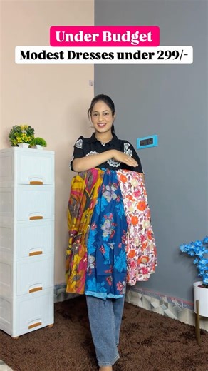 Beautiful modest Dresses haul under budget #shorts #ytshorts #shortsvideo