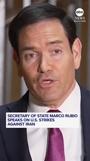 Secretary of State Marco Rubio delivered remarks on the U.S. strikes in Iran, saying the joint attack with Israel that killed Ayatollah Ali Khamenei on Saturday “was the right decision.” Follow live updates: https://abcnews.visitlink.me/y-5J3N | ABC News