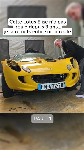 Cette Lotus Elise n’a pas roulé depuis 3 ans… je la remets enfin sur la route#moto
