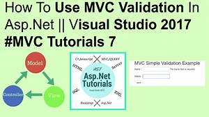How to use mvc simple validation in asp.net || visual studio 2017 #MVC tutorials 7