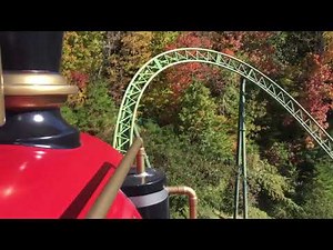 Dollywood Rides Firechaser Express Dollywood Roller Coaster Front Row POV On Ride HD