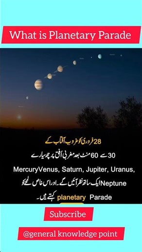 Rare Planetary Parade on Feb 28! 6 Planets Align (Mercury, Venus, Saturn, Jupiter, Uranus, Neptune)