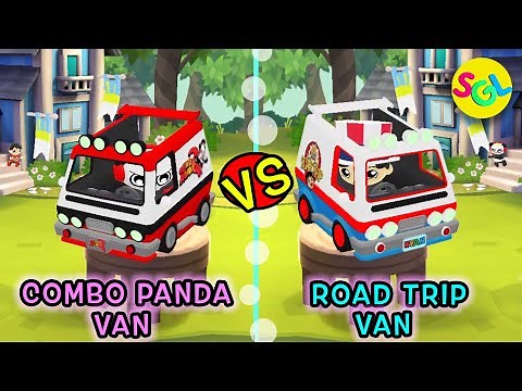 Tag with Ryan Combo Panda Van VS Road Trip Van | Ryans World Free Game App | Smiles Giggles Laughs