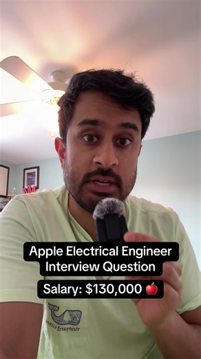 Let’s solve a real apple electrical engineering technical interview question. Will do the walk-through on voltage learning and think through the prompt and how we would answer the question. #apple #technicalinterview #electricalengineer #careertok #jobsearch