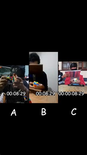 131K views · 4.4K reactions | BLINDFOLDED Rubik's Cube Solving by 3 Deaf guys! INCREDIBLE memorizing ability right there! | Mav | Facebook
