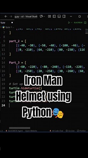 I Built An Iron Man Helmet Using Python