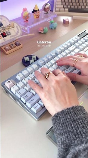 ✨ASMR Typing | Silent Switches | linear vs tactile #soundtest #asmrkeyboard