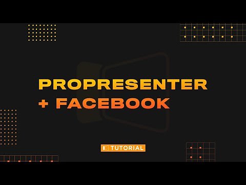 How to Stream to Facebook Live from ProPresenter 7 Using RTMP