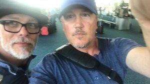 Lochlyn Munro on Instagram: "Hey, #Riverdale fans! I found Tom Keller lurking about the airport and convinced him to change his flight to Chi Town!!! ❤️👊🏼 We are looking forward to meeting you all....👊🏼🙌🏻 @creationent @martincummins_ @thecwriverdale"