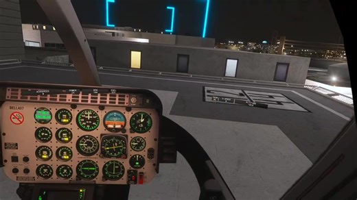 First flight on the Heli VR sim🫡 #MSFS #VR #helicopters #simulator #bell