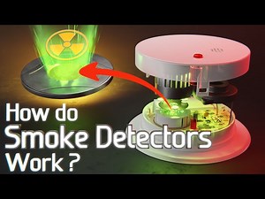 Why are Smoke Detectors Radioactive? And How do Smoke Detectors Work? - Videos For Kids