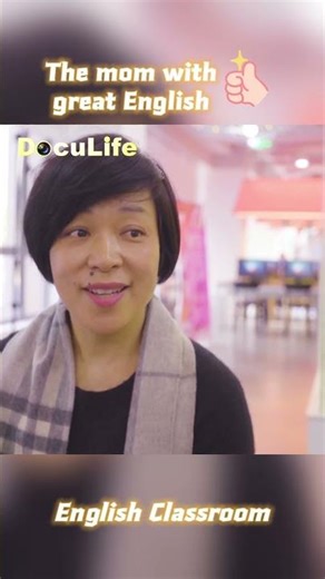 Her daughter’s encouragement is her biggest motivation to learn English 女儿的鼓励是她学英语的最大动力【DocuLife】