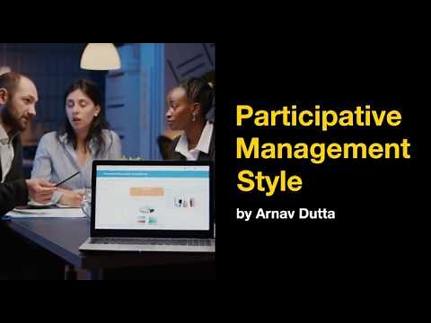 What is Participative Management Style & when to use it? (U3 - AOS1 - Management Style)