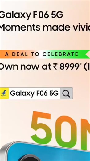 Cooked_With_Raakhi on Instagram: "Samsung Galaxy F06 5G | 4K Camera, Galaxy AI & Premium Design | Flipkart #GalaxyF06 #SamsungF06 #BestCameraPhone #FlipkartRepublicDayExclusive #4KVideo OISCamera Nightography shorts samsung BudgetPhone ViralTech AffordableTech Tech onlyonflipkart flipkartphonelaunch SmartphonePhotography MobileCameraTest BudgetCameraPhone TechUnboxing ContentCreationTools NightModePhotography VlogWithPhone 4KFootage StabilizedShots CreatorGear SamsungFlipkart SmartphoneLaunch Ne