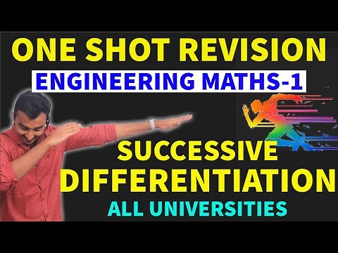 SUCCESSIVE DIFFERENTIATION | ONE SHOT REVISION | FIRST YEAR ENGINEERING | SEM-1 | SAURABH DAHIVADKAR