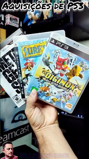 Aquisições de PS3 - Digimon All Star Battle, Surfs Up e Metal Gear Solid the Legacy Collection.