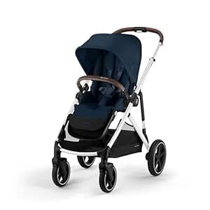 Cybex Gazelle S Stroller Modular Double Stroller for Infant and Toddler Includes Detachable Shopping Basket Over 20+ Configurations Folds Flat for Easy Storage Ocean Blue 28.4 pounds 1.0 Count