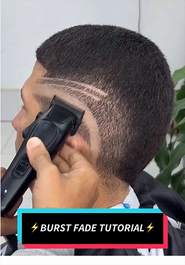 The ULTIMATE Burst Fade Tutorial ⚡️ Barber Design 🔥 Step by Step with ASMR Sounds! 🎶 Take Notes Tools 🛡️ Supreme Trimmer ✨ Barber 📱 @alexbarber____ #barberlife #asmrsounds #fyp #burstfade #tutorial