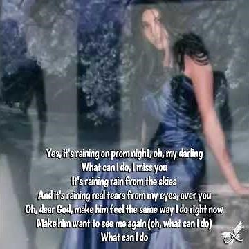 It’s raining on prom night - Lyrics