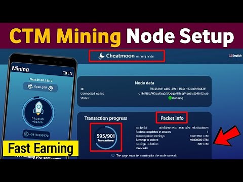 Cheatmoon Mining Node Setup Tutorial Earn Extra Fast CTM Coin | How to Connect Node on PC/Laptop