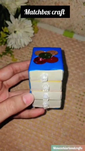 How to make Matchbox drawer/ Matchbox craft paper #diy #viral #ytshorts #shorts