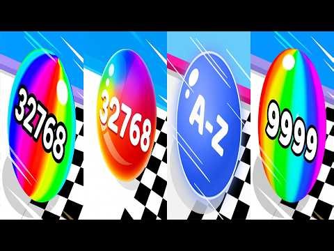 Ball Run 2048 VS Ball Master VS AZ Run VS Numbers Ball Blend Challenge Gameplay Android iOS Ep 1