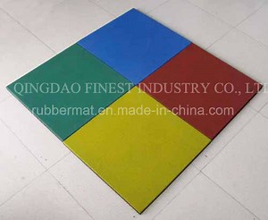 [Hot Item] Safety Rubber Mats Tiles for Outdoor School Playground Rubber Flooring Mat Tiles