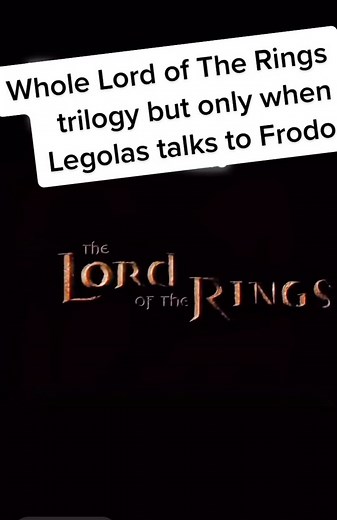 Legolas Funny Moments with Frodo | Lord of the Rings Edit