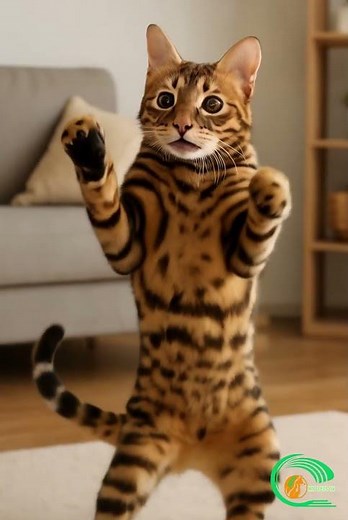 Mischievous Bengal Cat Shocks with Hilarious Actions! 🐾🤣