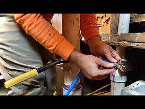 How to run pex pipe to a toilet from the main water line.