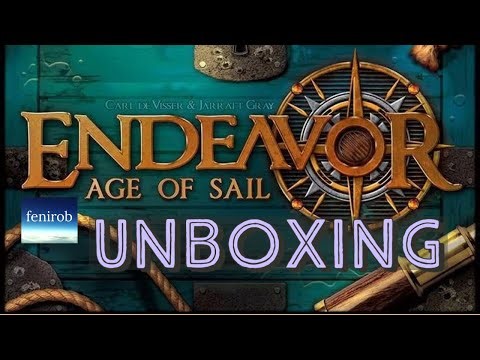 Endeavor: Age Of Sail Board Game | Unboxing (No Talking)