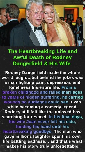 The Heartbreaking Life and Awful Death of Rodney Dangerfield & His Wife #shorts