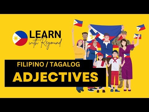 ADJECTIVE examples in Filipino/Tagalog | Filipino - English | LEARN TAGALOG #tagalog #filipino