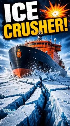Why Icebreakers Never Get Stuck! 🚢❄️ (Engineering Secret)