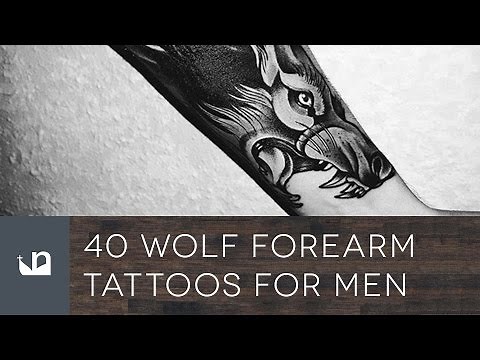 40 Wolf Forearm Tattoos For Men