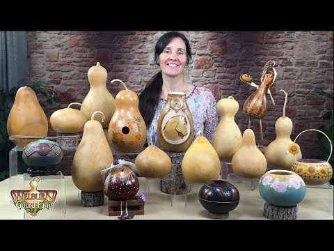 Creative Ideas for Gourds of Mixed Shapes