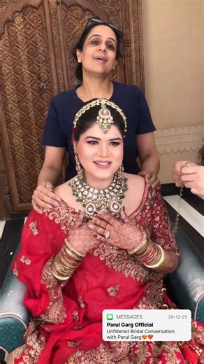 Unfiltered Bridal Conversation ❤️🥺 with Parul Garg#shorts