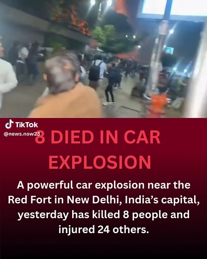 Devastating Explosion Near Delhi's Red Fort Metro Station