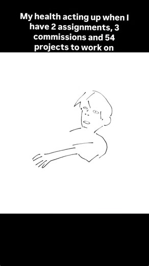 Hello I am under the weather, here too much paining Huuuuuh~ #meme #animation