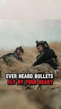 What It Sounds Like When Bullets Fly Past You #shorts #military