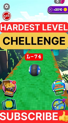 Hardest Levels Challenge | Going Balls Mobile Game | Level 74 #trending #shorts #ytshorts
