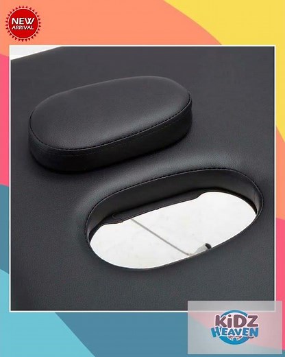 Zenses Massage Table 75cm Portable 2 Fold Aluminium Beauty Bed Black
