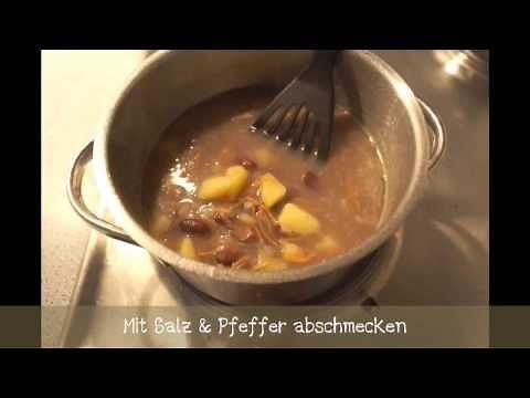 Schritt für Schritt zur Bohnensuppe (Rezept/Anleitung)
