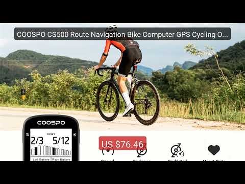 COOSPO CS500 Route Navigation Bike Computer GPS Cycling Odometer Wi... — Top Rated 2026 | Buy Now!